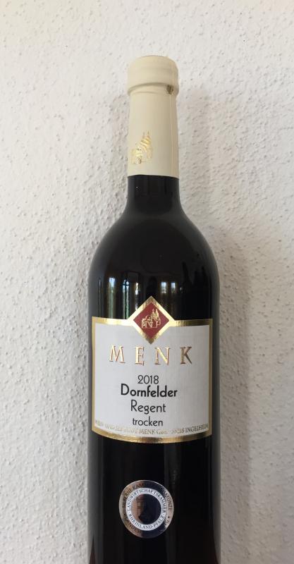 2018 Dornfelder und Regent trocken - Wein- und Sektgut Menk